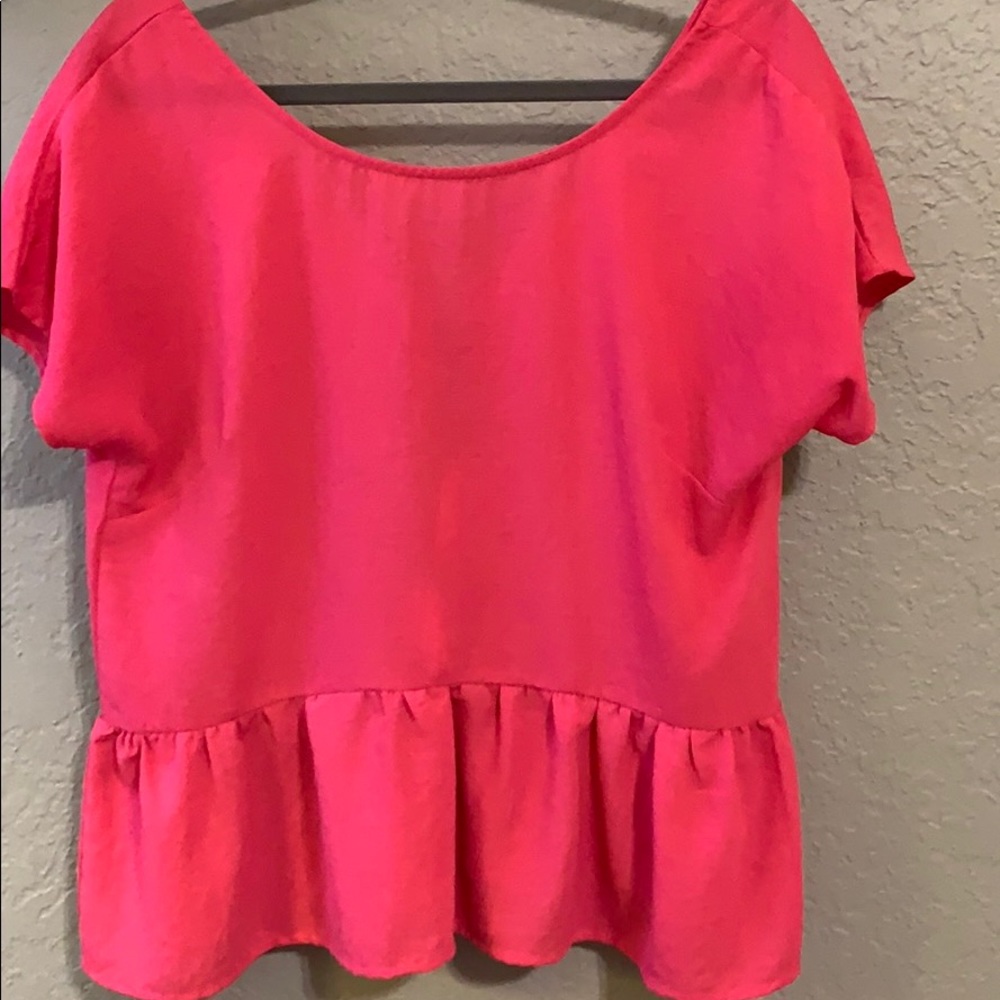 Hot Pink Blouse